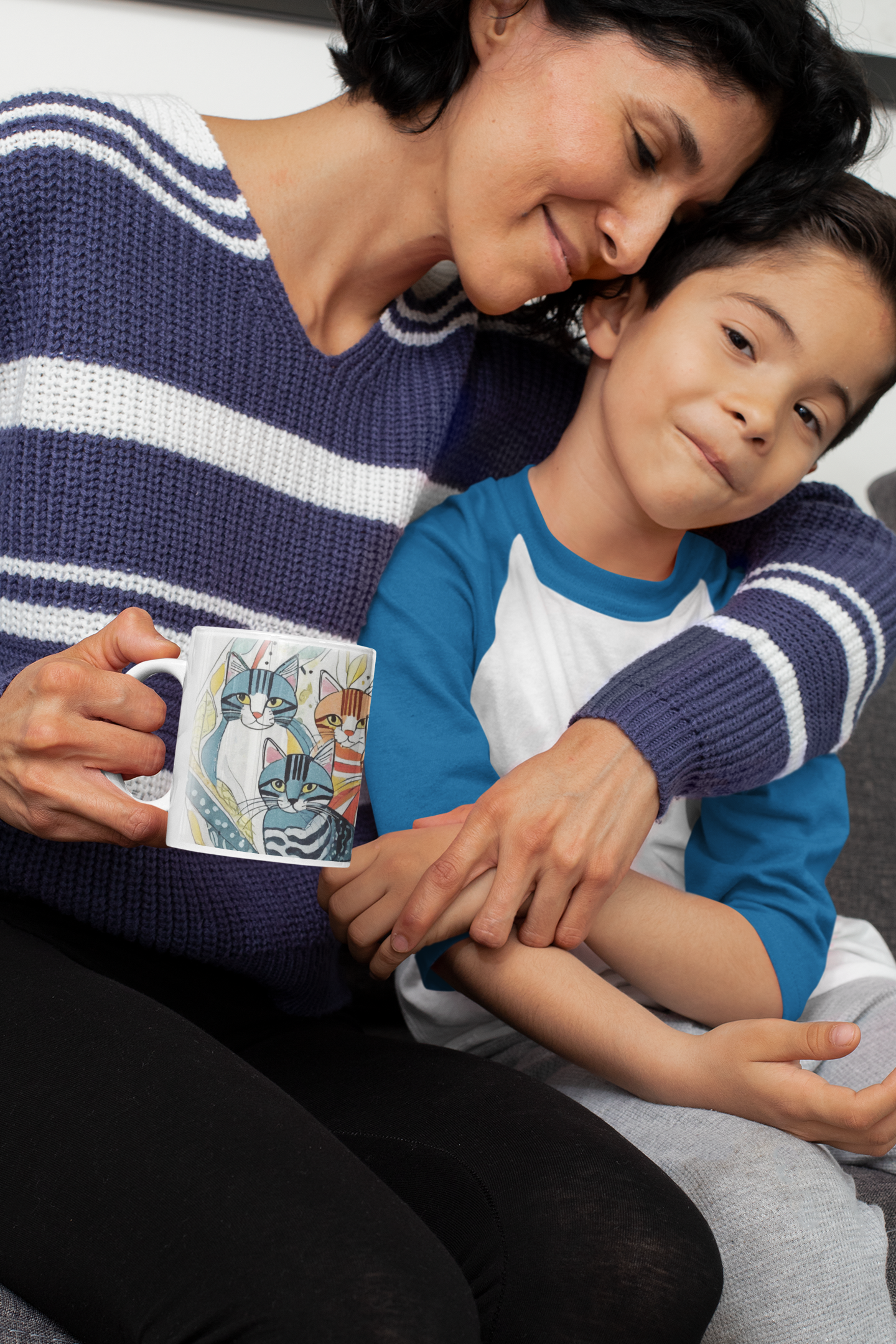 Peaceful Cat Friends