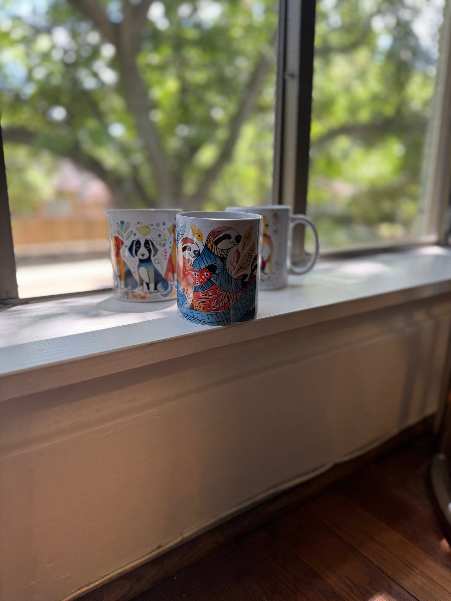 Sloth Lovers ceramic mug
