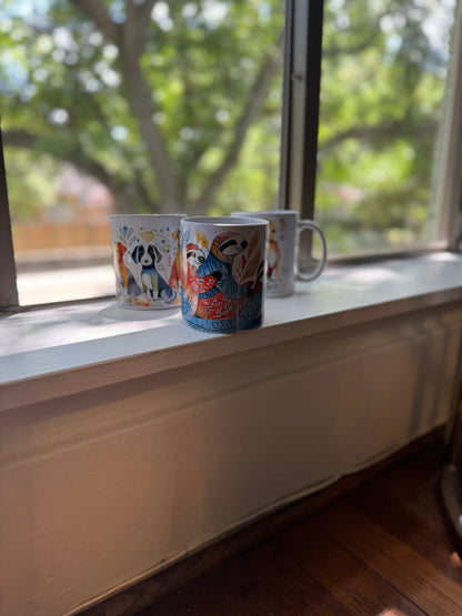 Sloth Lovers ceramic mug