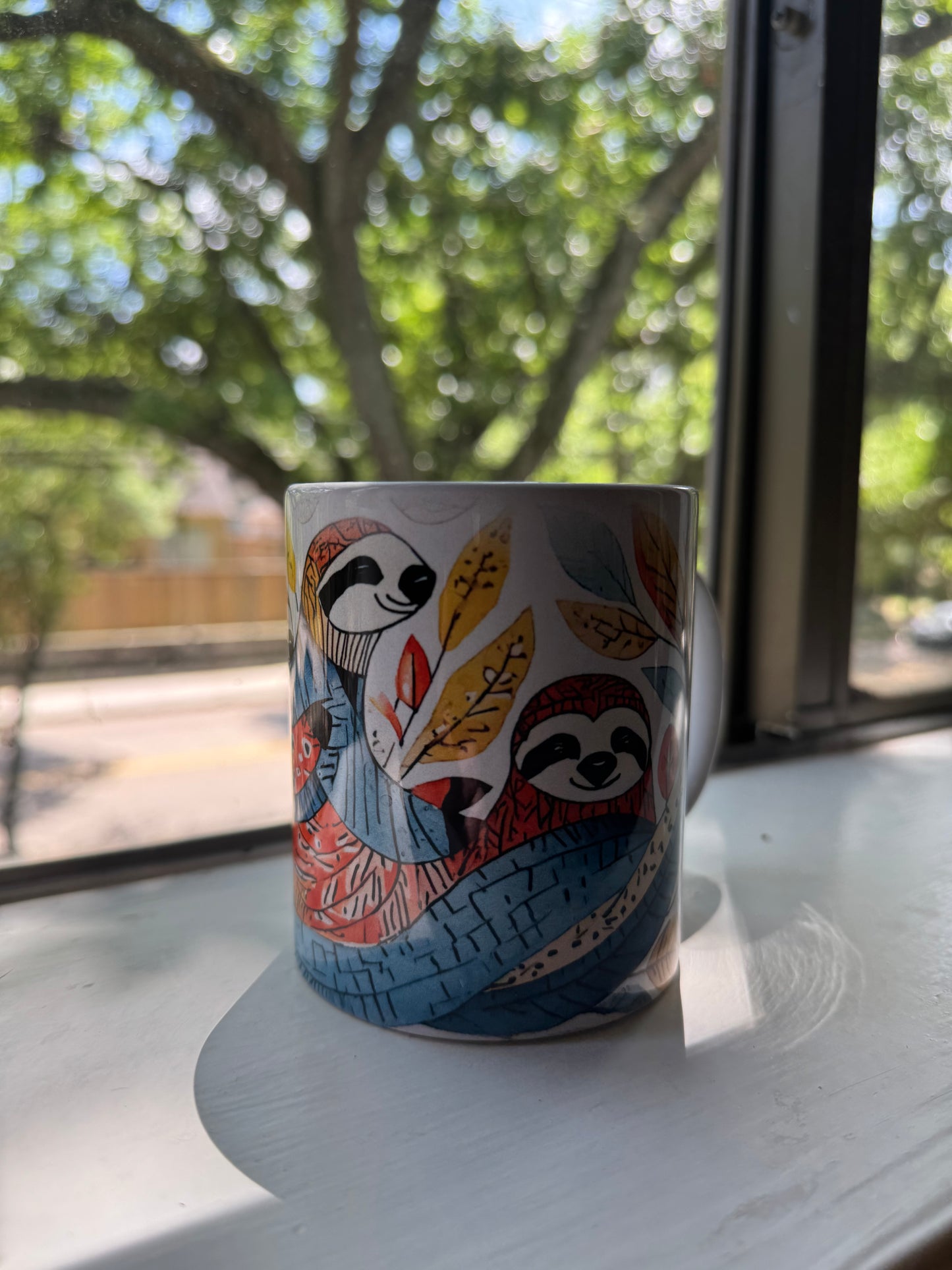 Sloth Lovers ceramic mug