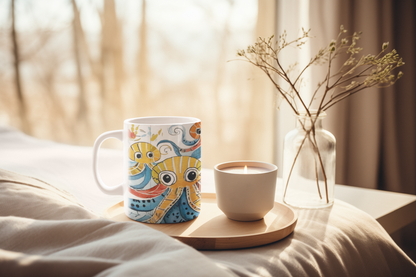 Playful Octopus Friends Mug