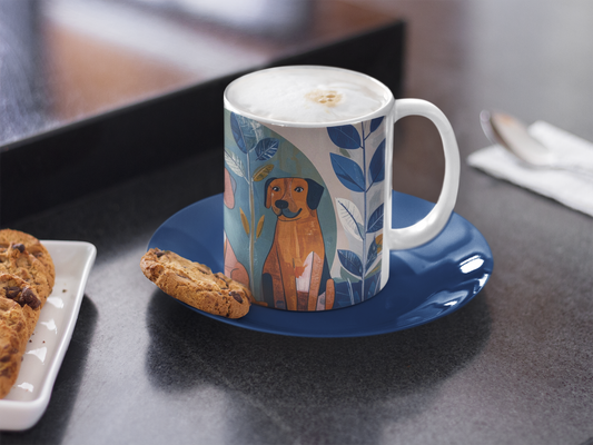 Playful Dog Friends Mug