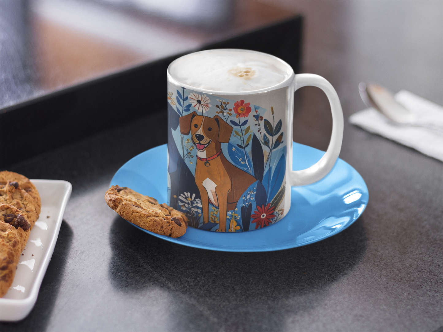 Playful Dog Friends Mug