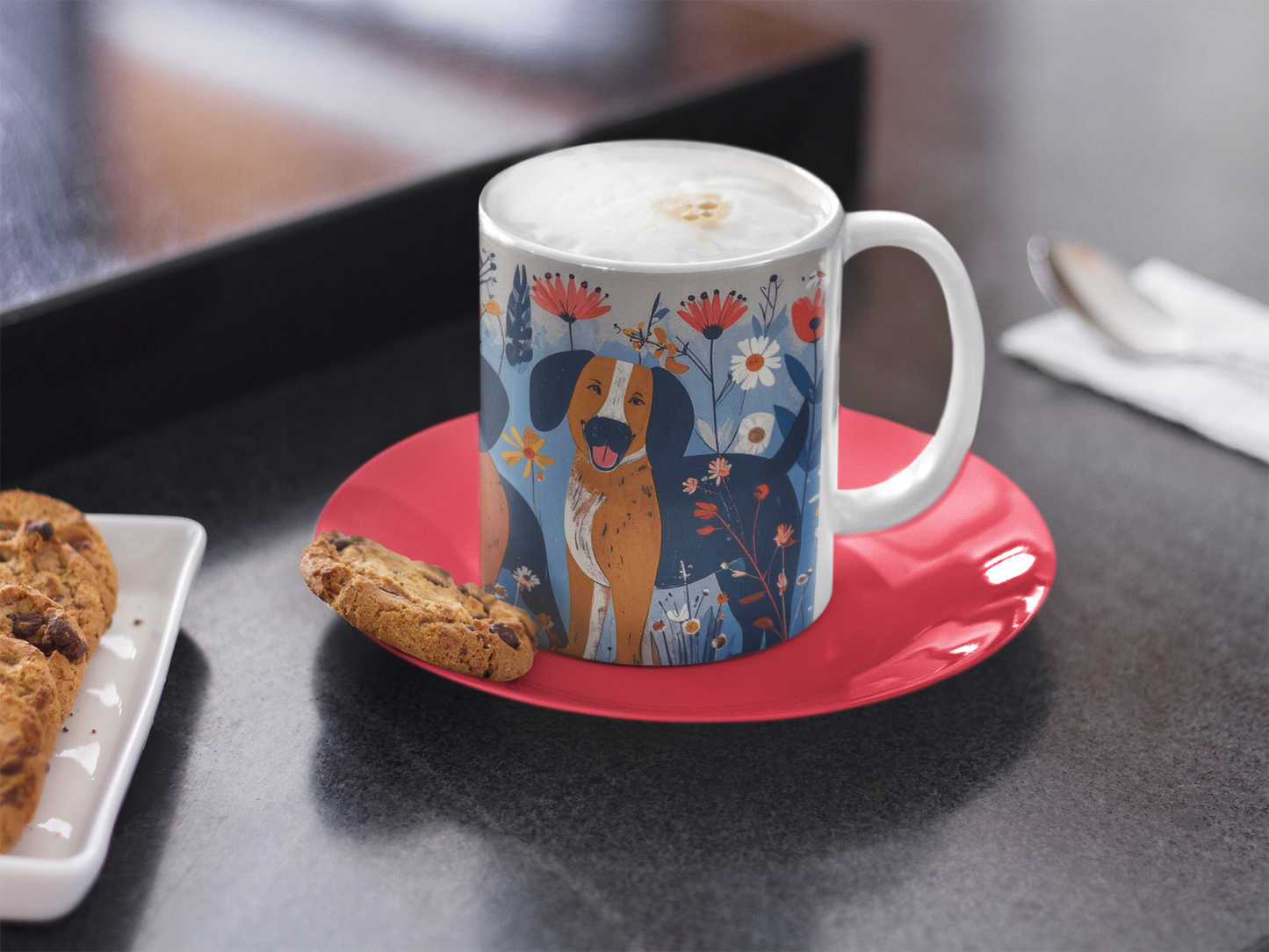 Playful Dog Friends Mug