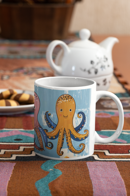 Playful Octopus Friends Mug