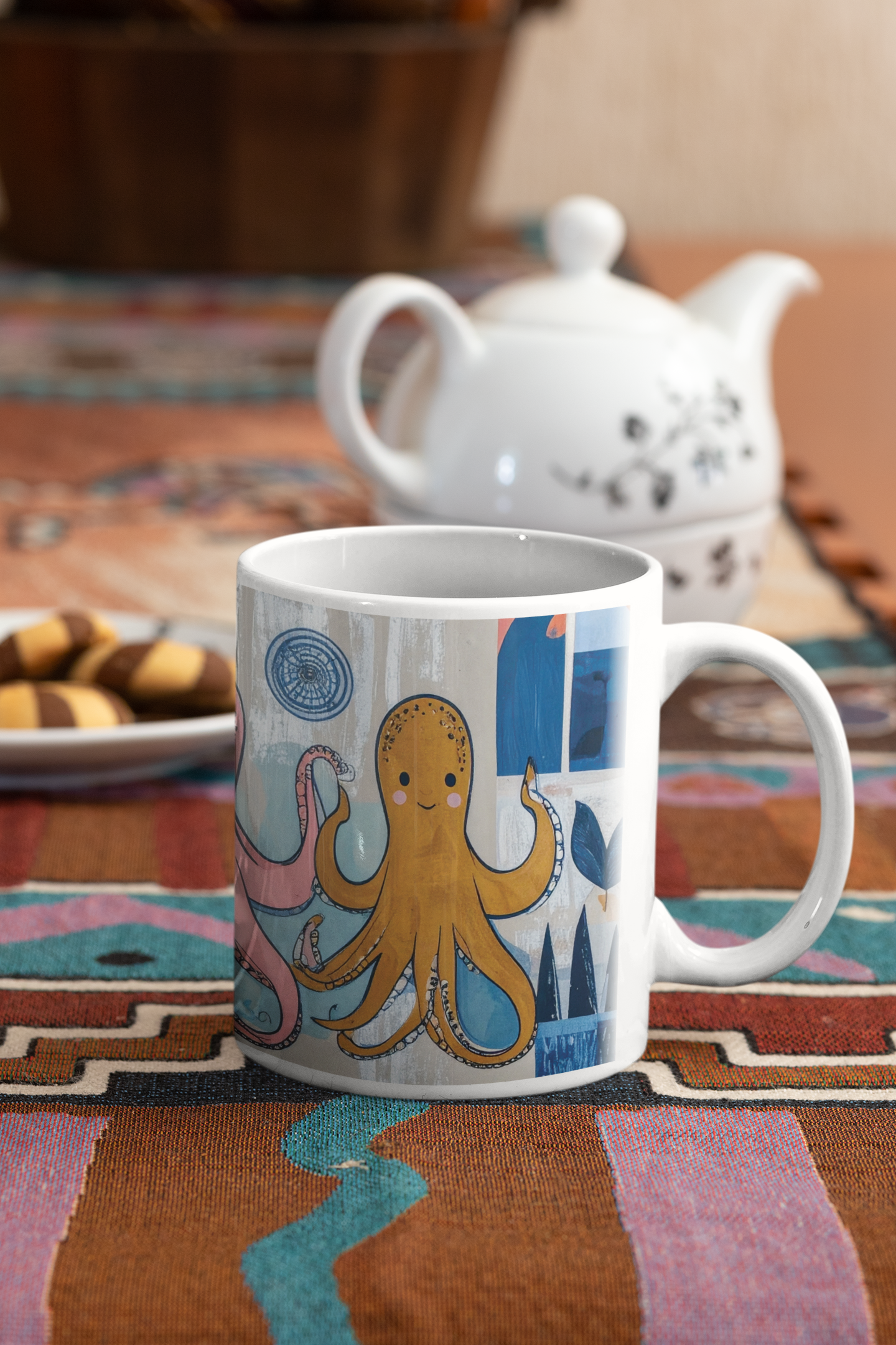 Playful Octopus Friends Mug