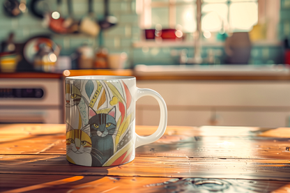 Peaceful Cat Friends